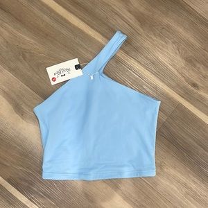 One shoulder crop top